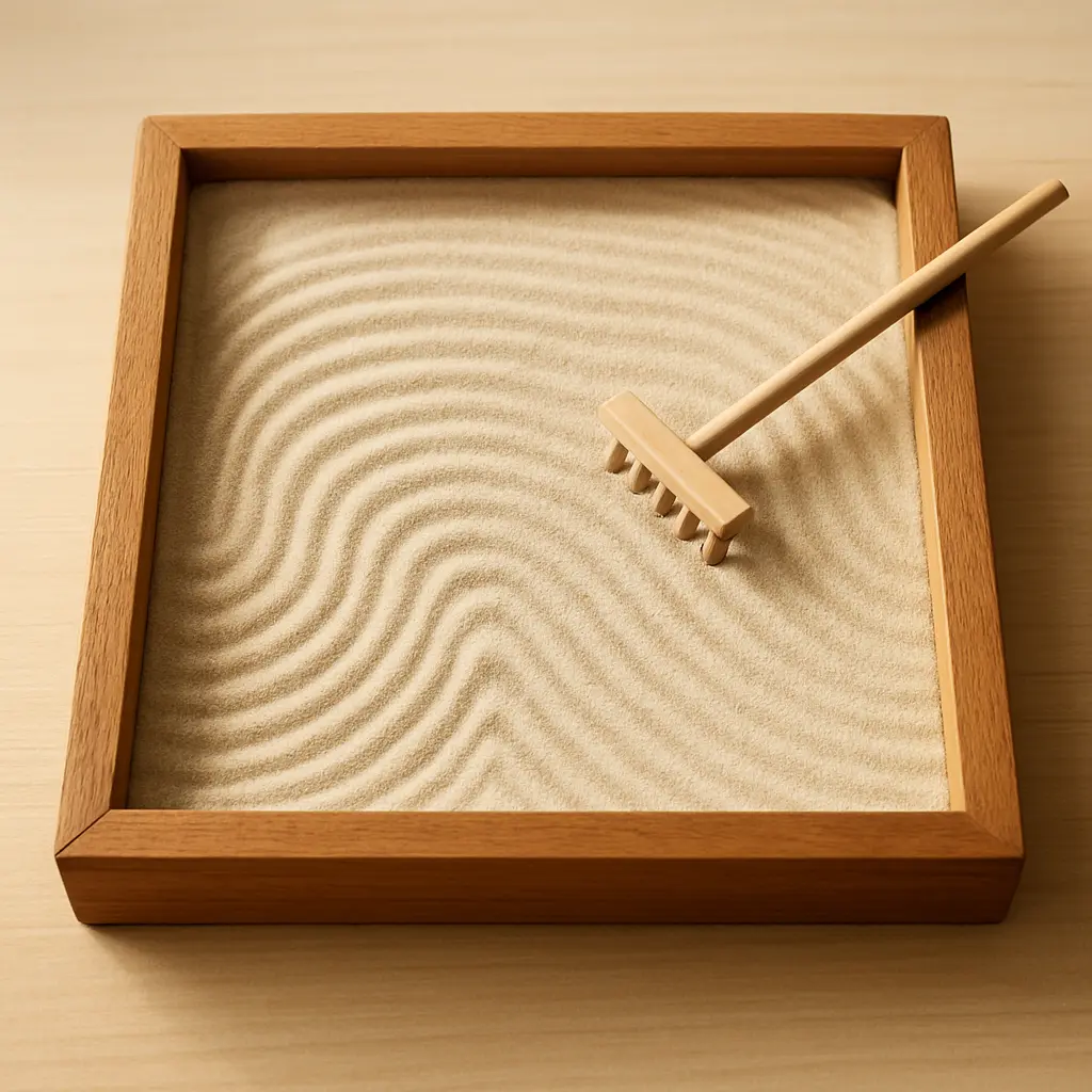 Zen sand tables — handmade by WHOLEHART